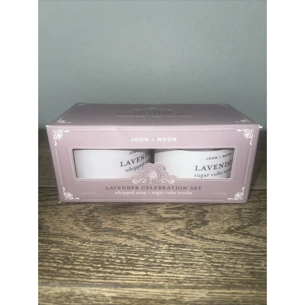 Joon X Moon Whipped Soap & Sugar Cube Set -‎ Lavender lavender celebration set